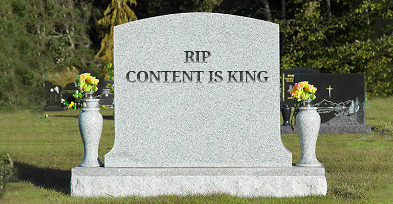 R.I.P. content marketing 2022 and beyond? Hell no!